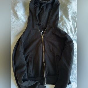 Cropped Black Hoodie